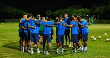 معسكر برج العرب يقدم تدريبات متخصصة للاعبي البنك الأهلي.. صور