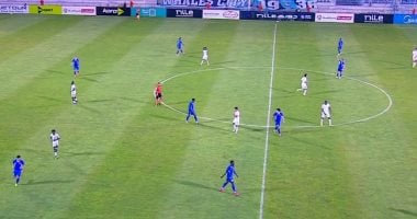 انتهى الشوط الأول بين غزل المحلة والجونة بالتعادل السلبي في 2025