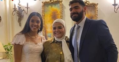 عبد الرحمن حميد حارس الأهلي يخطب زينة العلمي نجمة الكرة الطائرة 2025
