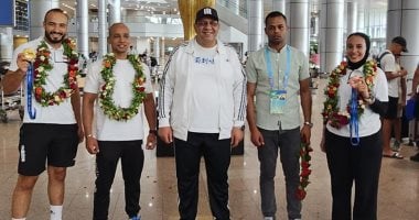 وصول بعثة الكونغ فو إلى القاهرة بعد المنافسة في دورة الألعاب العالمية بالصين 2025..
