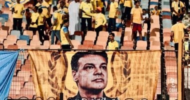 احتفالية جماهيرية بالإسماعيلي في ذكرى مرور عام على تولي إيهاب جلال قيادة الفريق أمام زد (صورة)