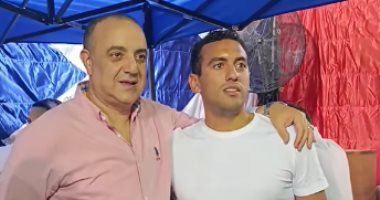 البطل الأولمبي أحمد الجندي يحضر اجتماع الجمعية العمومية لنادي الشمس 2025